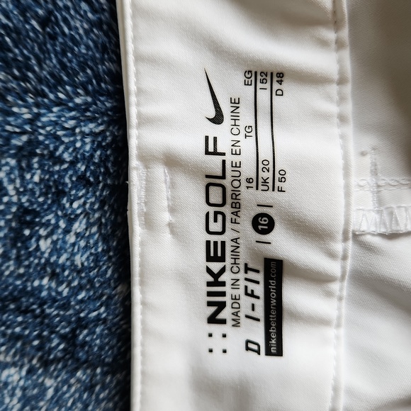 Nike Golf Dri-fit white crop pants, size 16 - Picture 6 of 9